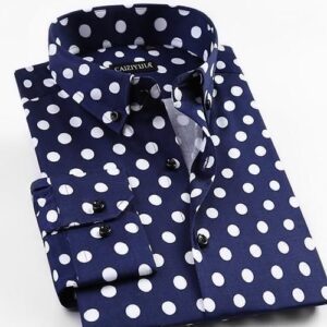 Blue Bold Dotted Shirt