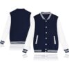 Blue White Baseball Jacket