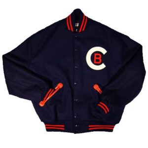 Black Orange Varsity Jacket