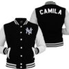 Black and Ash Varsity Jacket