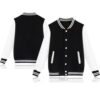 Black and White Baseball Jacket
