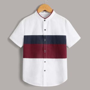 Men Color Block Shirt