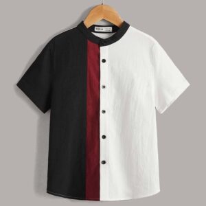 Men Color Block Shirt