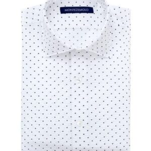 White dotted shirt
