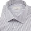 Grey Striped Cotton shirt