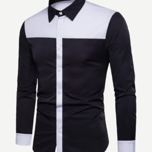 White Black Design Shirt