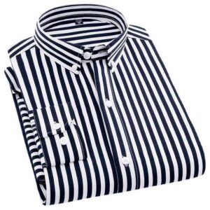 Blank And White Stripe Shirt