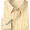 Yellow And White Stripe Shirt