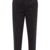 Men black plain trouser