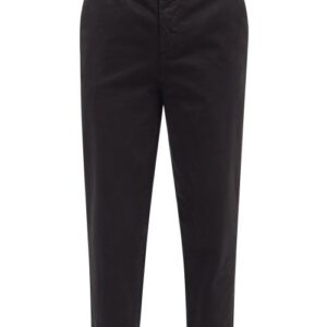 Men black plain trouser