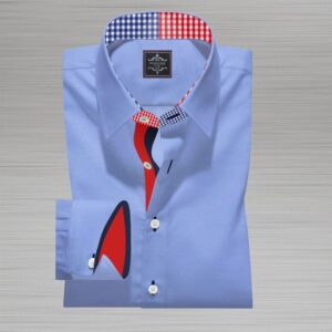 Sky Blue Design Shirt