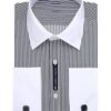 White And Black Stripe Shirt