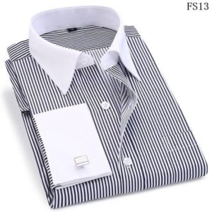 Black White Striped Shirt