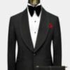 Black slim fit tuxedo
