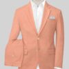 Men peach wedding suit