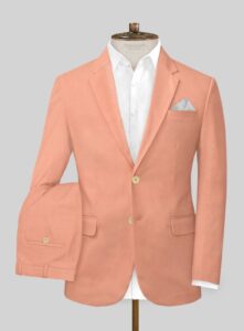 peach suit men