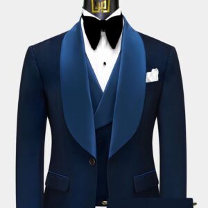 Navy blue men blazer