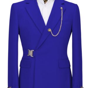 Royal blue men suit
