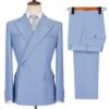 Sky blue 2-piece suit