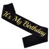 Birthday sash
