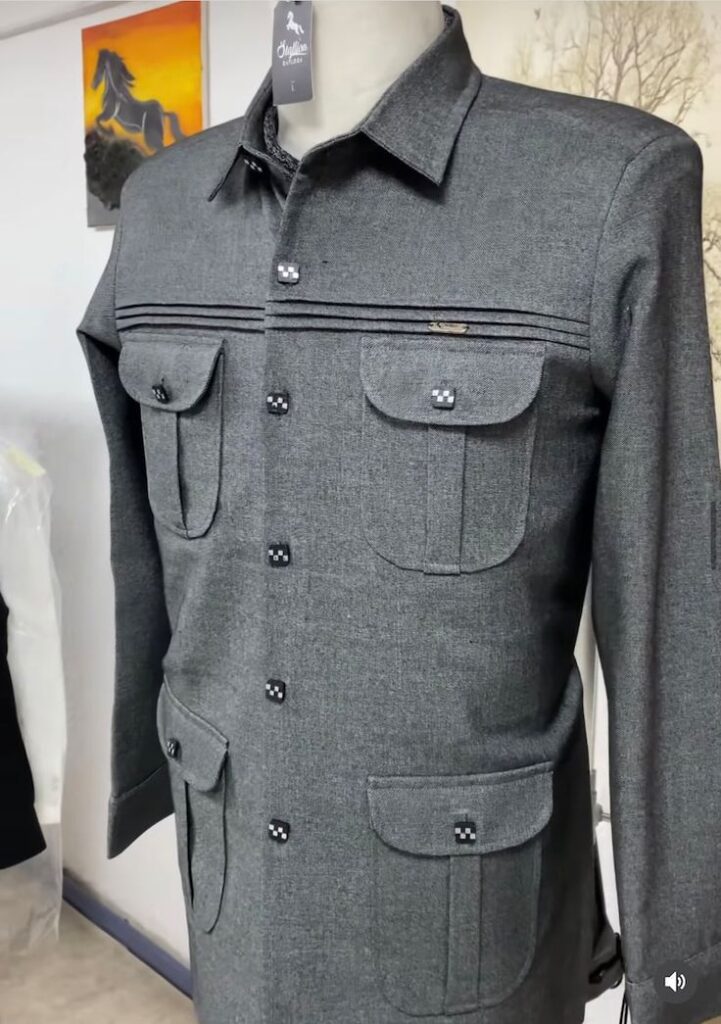 cotton safari suit