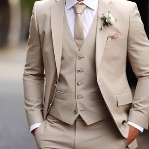 Tan Groomsmen Suits
