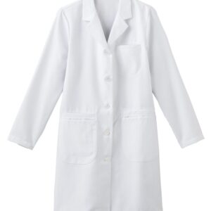 white lab coat